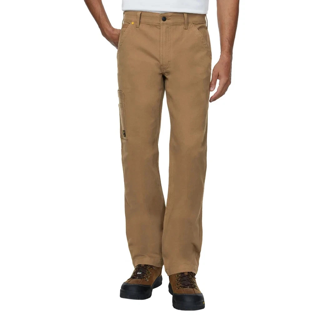 CAT Men’s Straight Fit Flex Waist Utility Pant, Tan, Size 40X32
