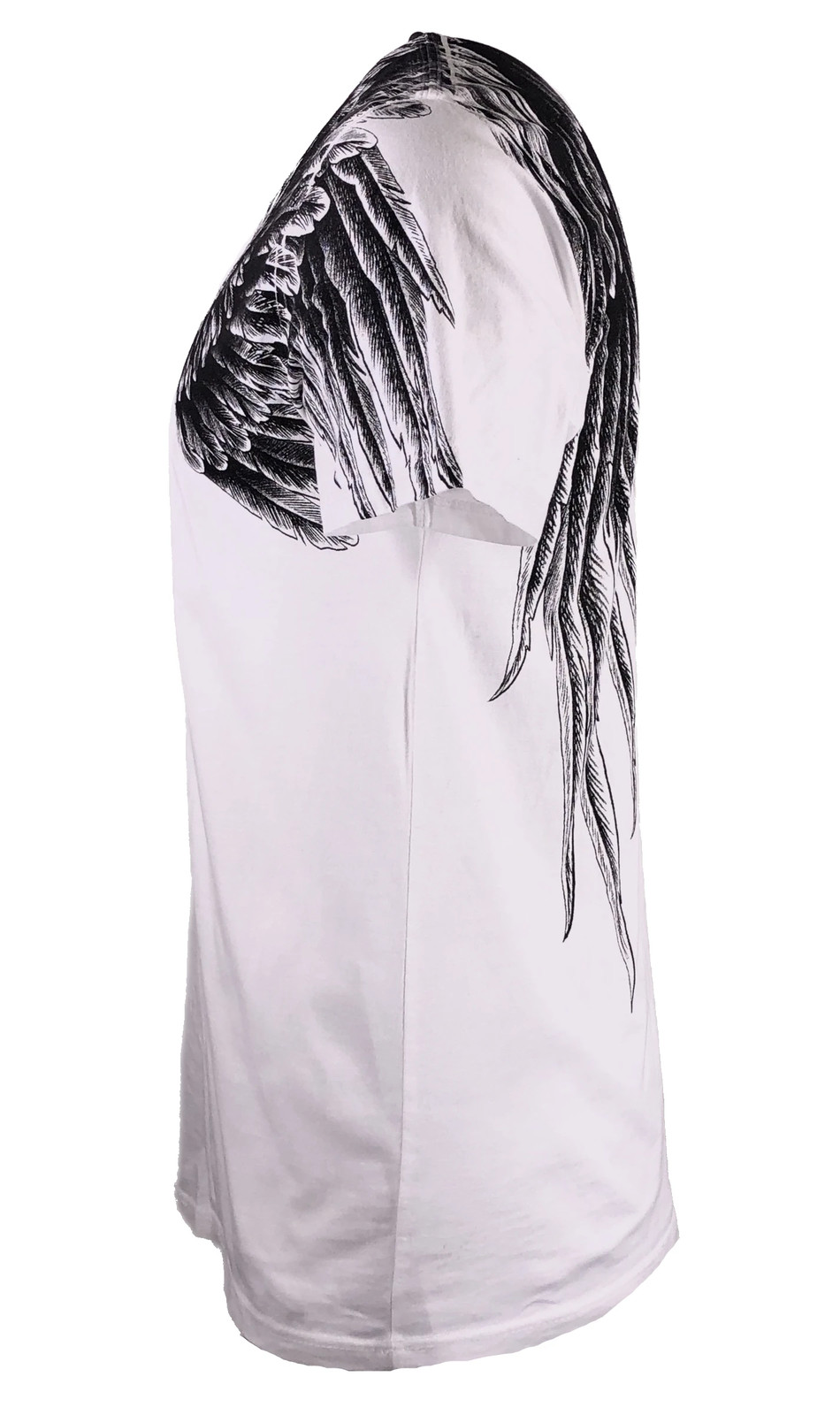 Xtreme Couture Affliction Men’s T-Shirt AEROSMITH WHITE Wings Biker Tattoo MMA