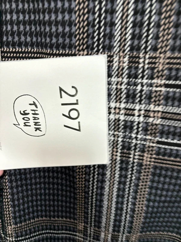 Dorothy Perkins Grey Check Shift Dress UK 16 Short Sleeve Stretch Lined 2197