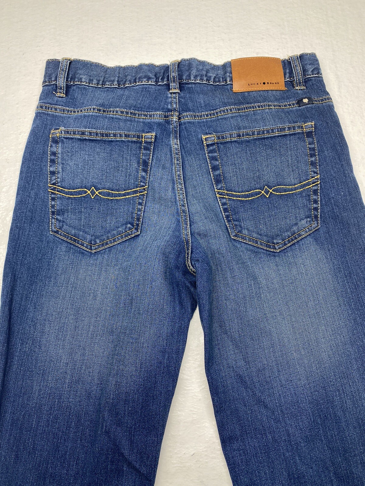 Lucky Brand Womens Straight Regular Medium Wash Denim Jeans Sz 20 30”W X 29”L