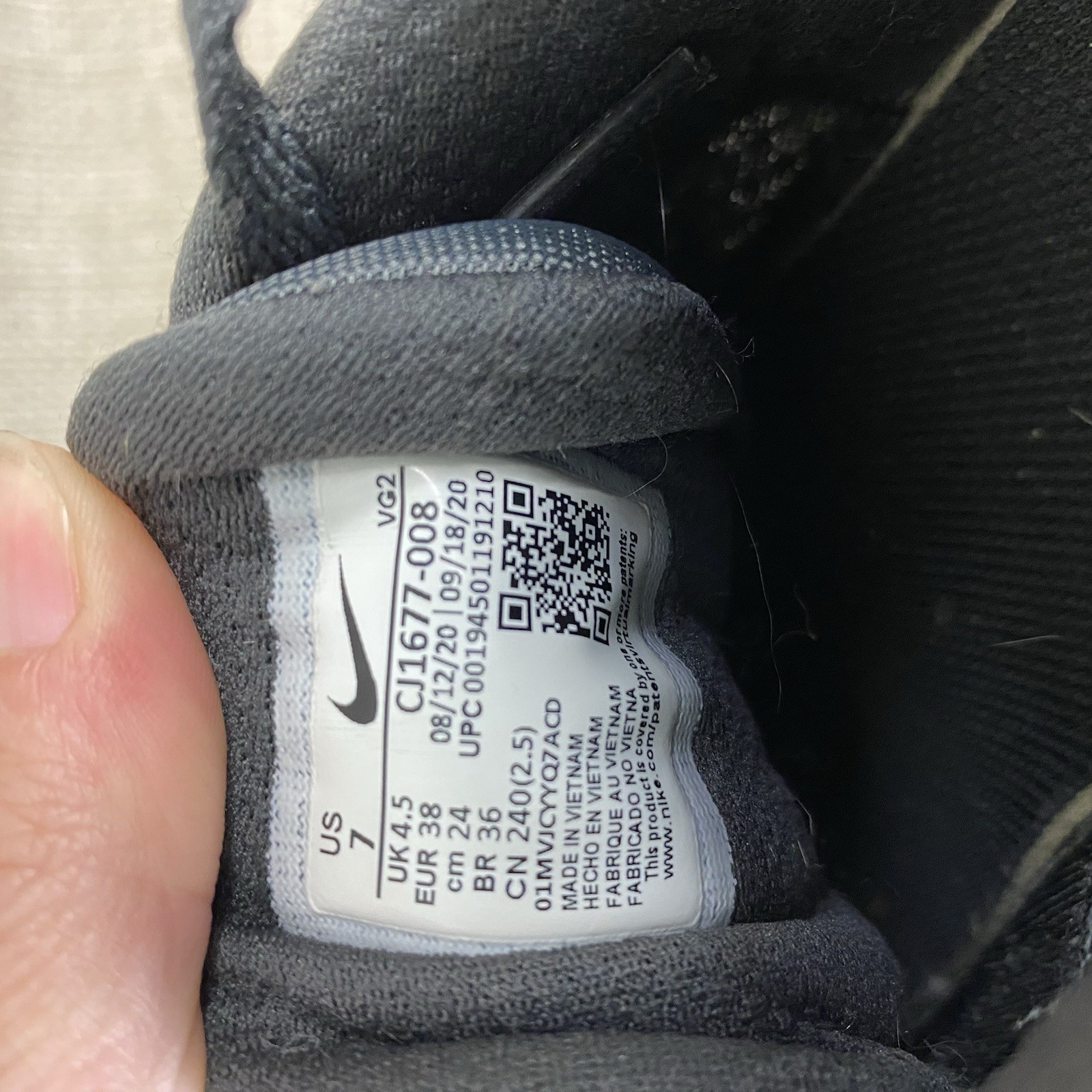 Nike Wearallday Sneakers Womens 7 Gray Mint Green Lace Up Running Shoes