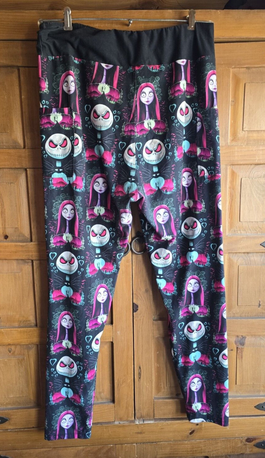 Disney Nightmare Before Christmas Curvy+ Leggings Jack Skellington Sally Cosplay