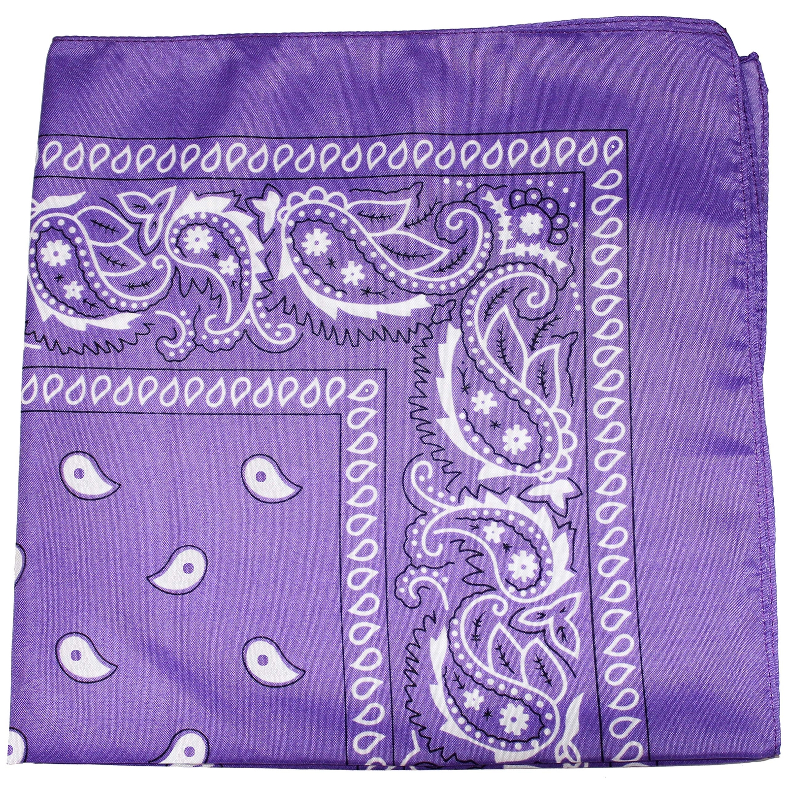 Paisley 100% Polyester Unisex Bandanas – 15 Pack – Bulk Wholesale