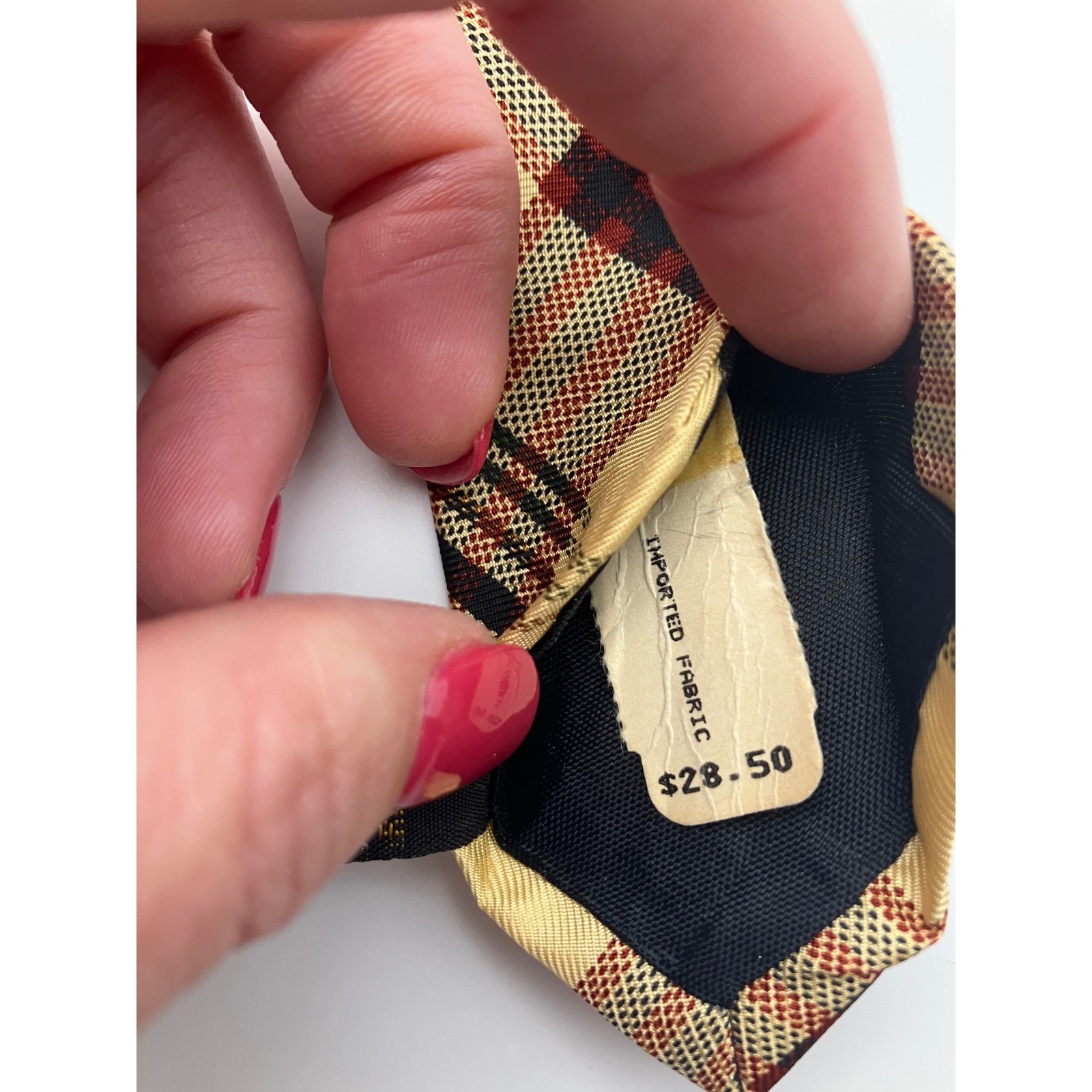 Sporting Colours Alexander Julian Hunting Dog Print Plaid Necktie Outdoor Money