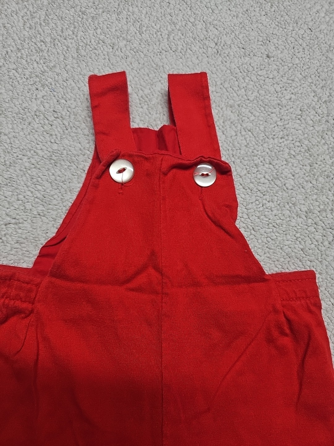 Buster Brown Red Overalls 18months 22/25pounds 80’s MADE IN USA 💯 Cotton