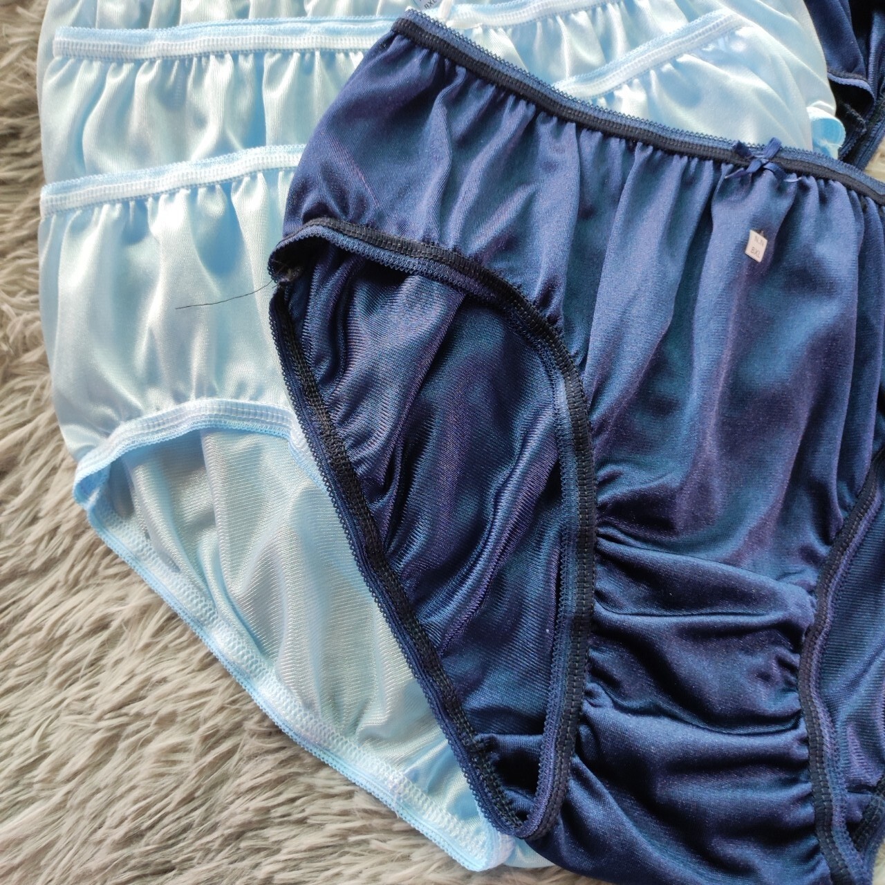 6 Bikini Panties Women Mens Underwear Briefs Nylon Silky Soft Hip 38″-42″ XL