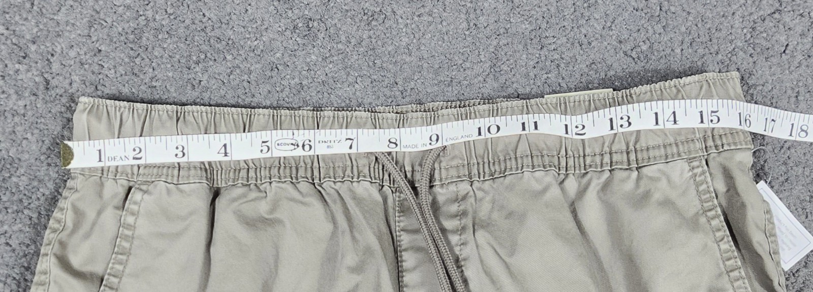 Men’s Jogger Pants Size M 32-34 Taupe “2 PACK” Twill Elastic Waist No Boundaries