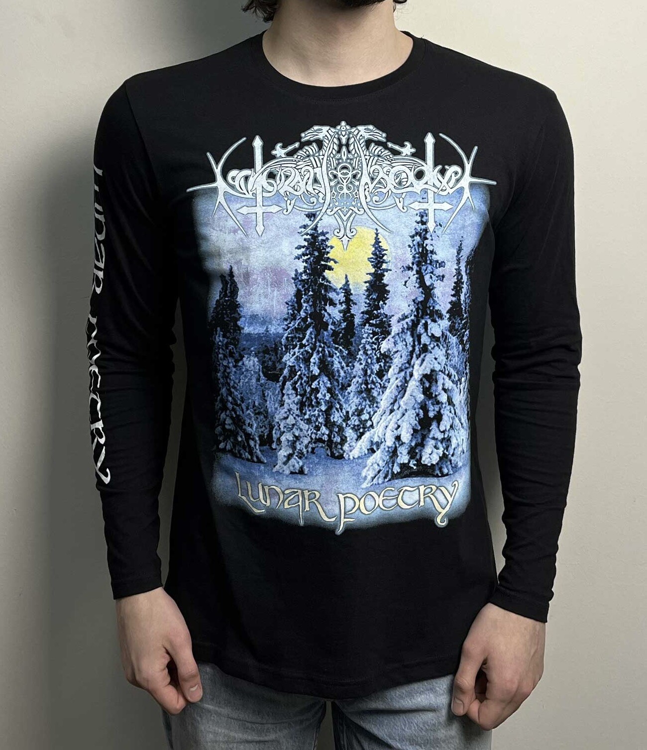 Nokturnal Mortum – Lunar Poetry 2013 (B&C) Long Sleeve Black T-Shirt