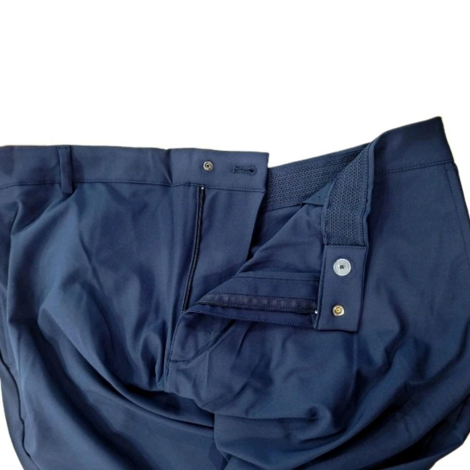 Greg Norman ML75 Men’s Luxe Performance Chino Pants 42×32 Flex Waistband Blue