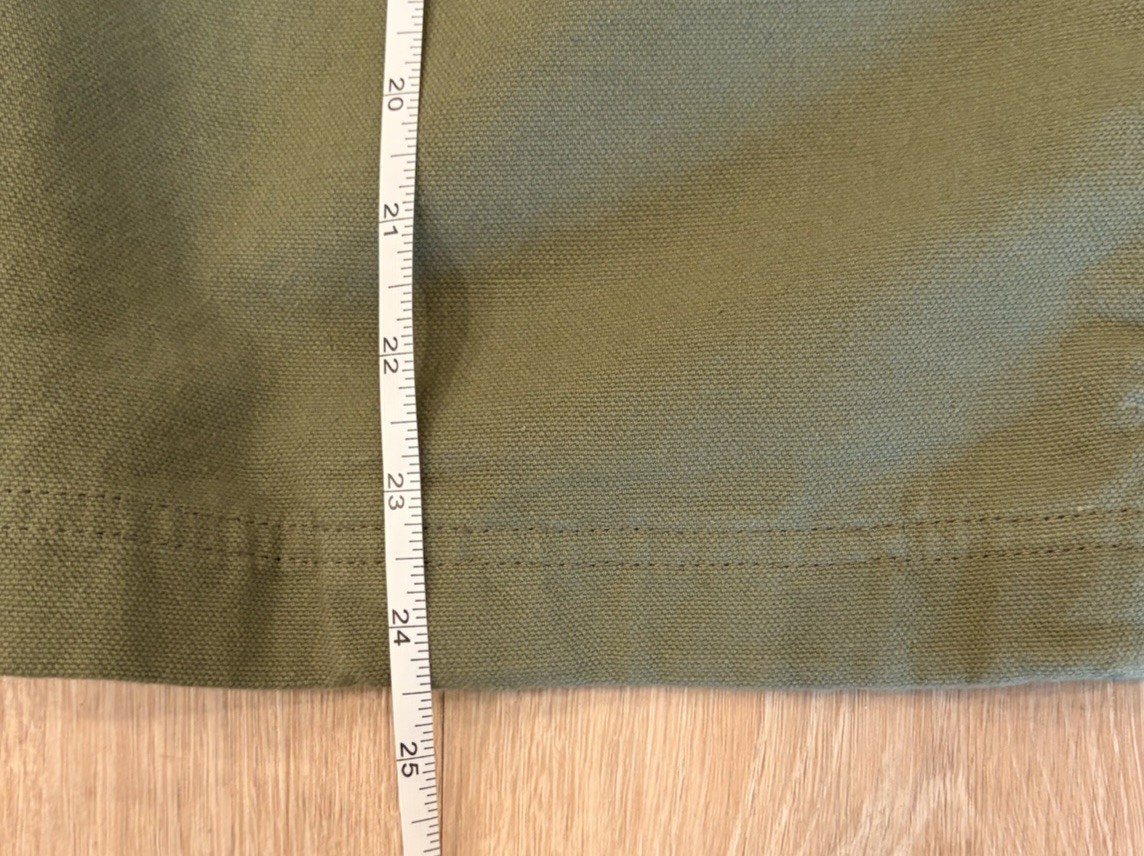 Earth Studies Men’s Green/Beige Button Front Jacket w/ Pockets Size S