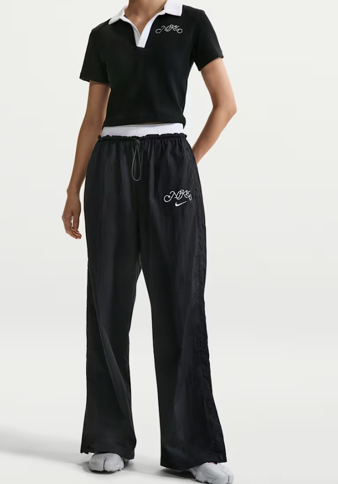 Nike Sportswear Parachute Pants Women Lifestyle Casual Pant AsiaFit IR7573-010