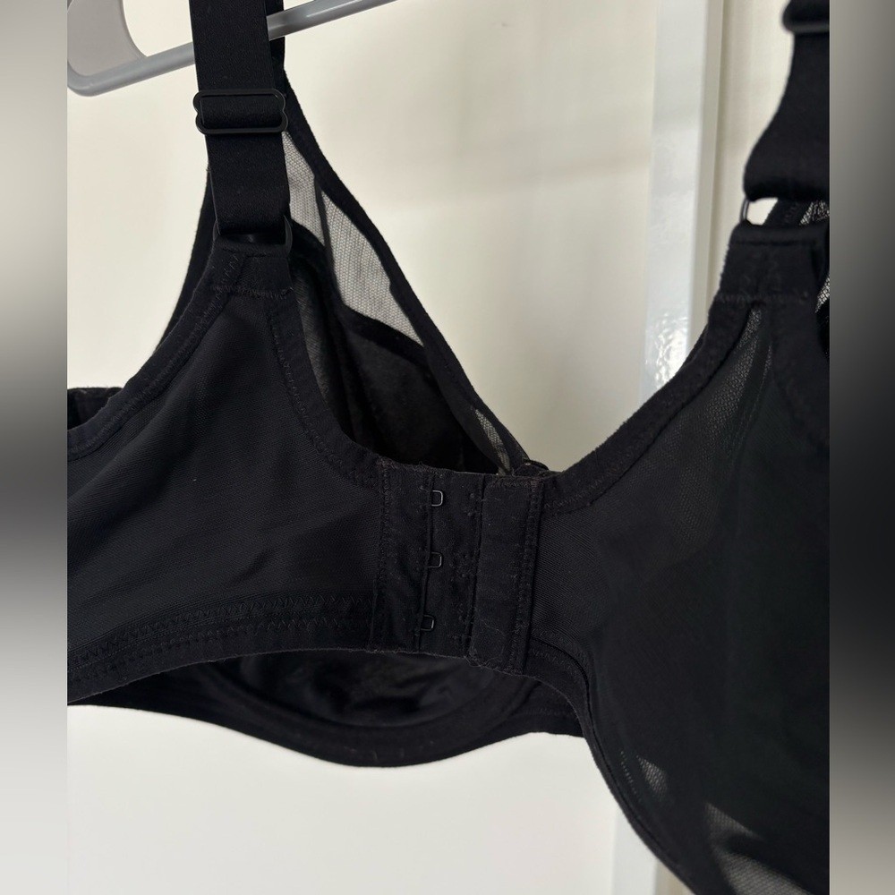Elomi Black Underwire Molded Bra Full Coverage 44E DD