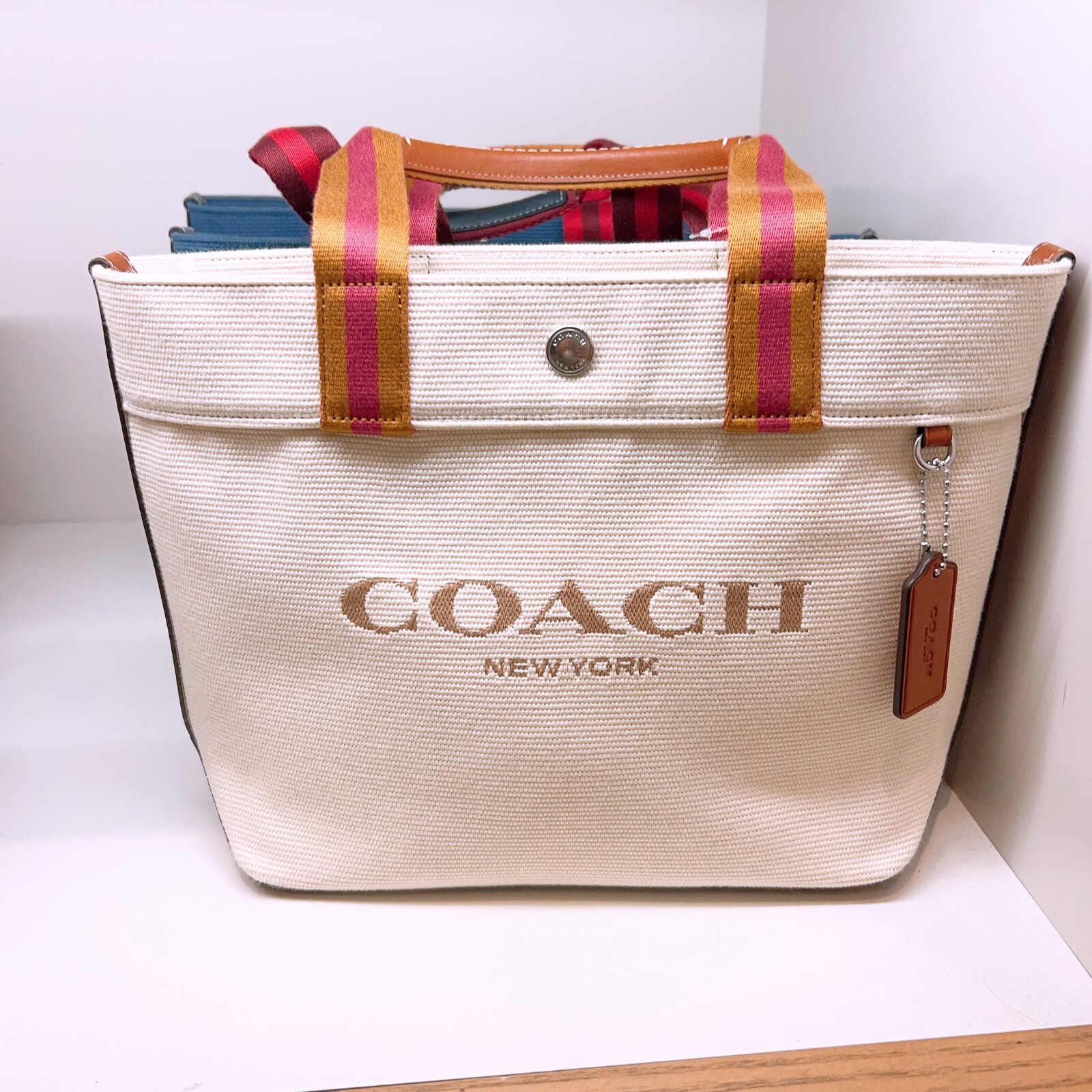 NWT Coach MEN’S Small Canvas Tote CK168