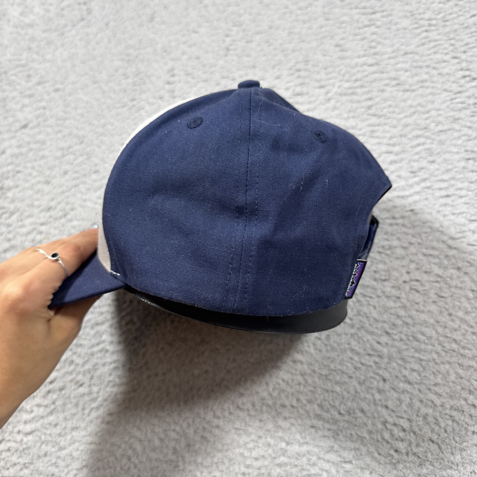 Patagonia Built To Endure Cap Spell Out Logo Snap Back Hat Geologer Roger That