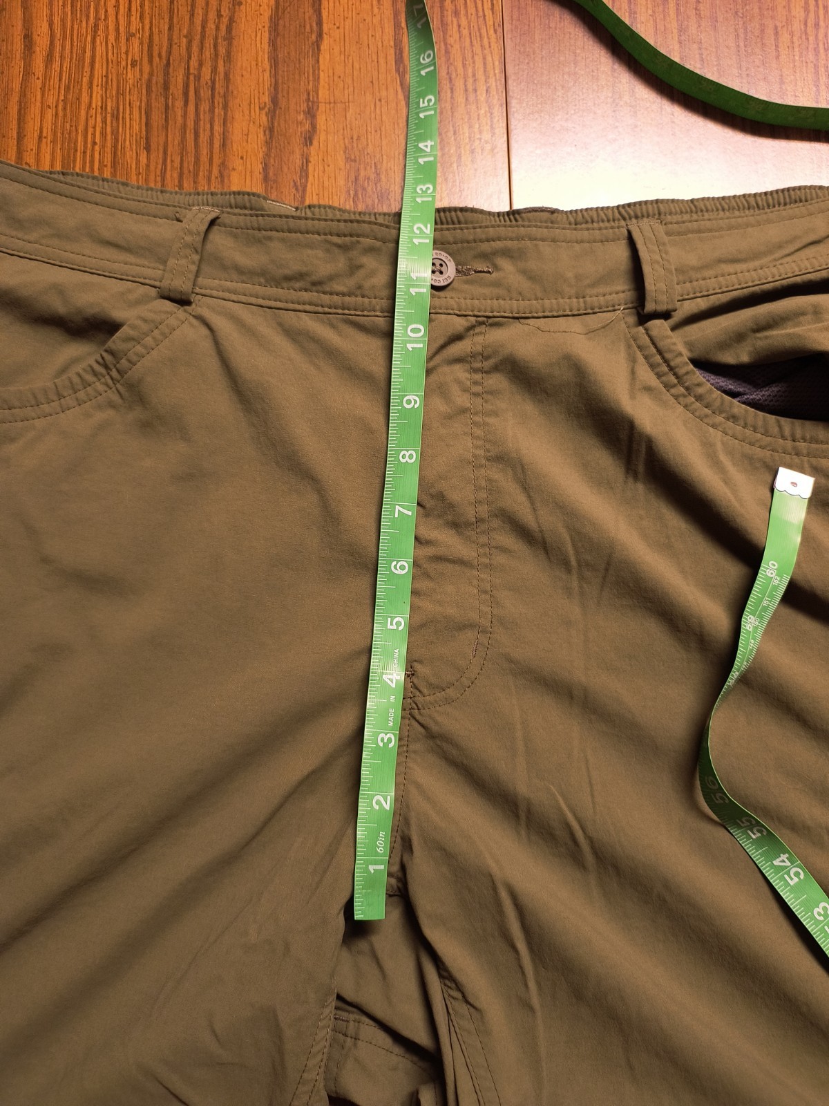 Lot of 2 Rei Co-op Convertible Pants Mens 48×30 Green Cargo 23414 Hiking