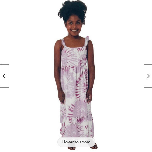 32 Degrees Girls Maxi Dress (Purple/Tie Dye, XS-5/6) NWT
