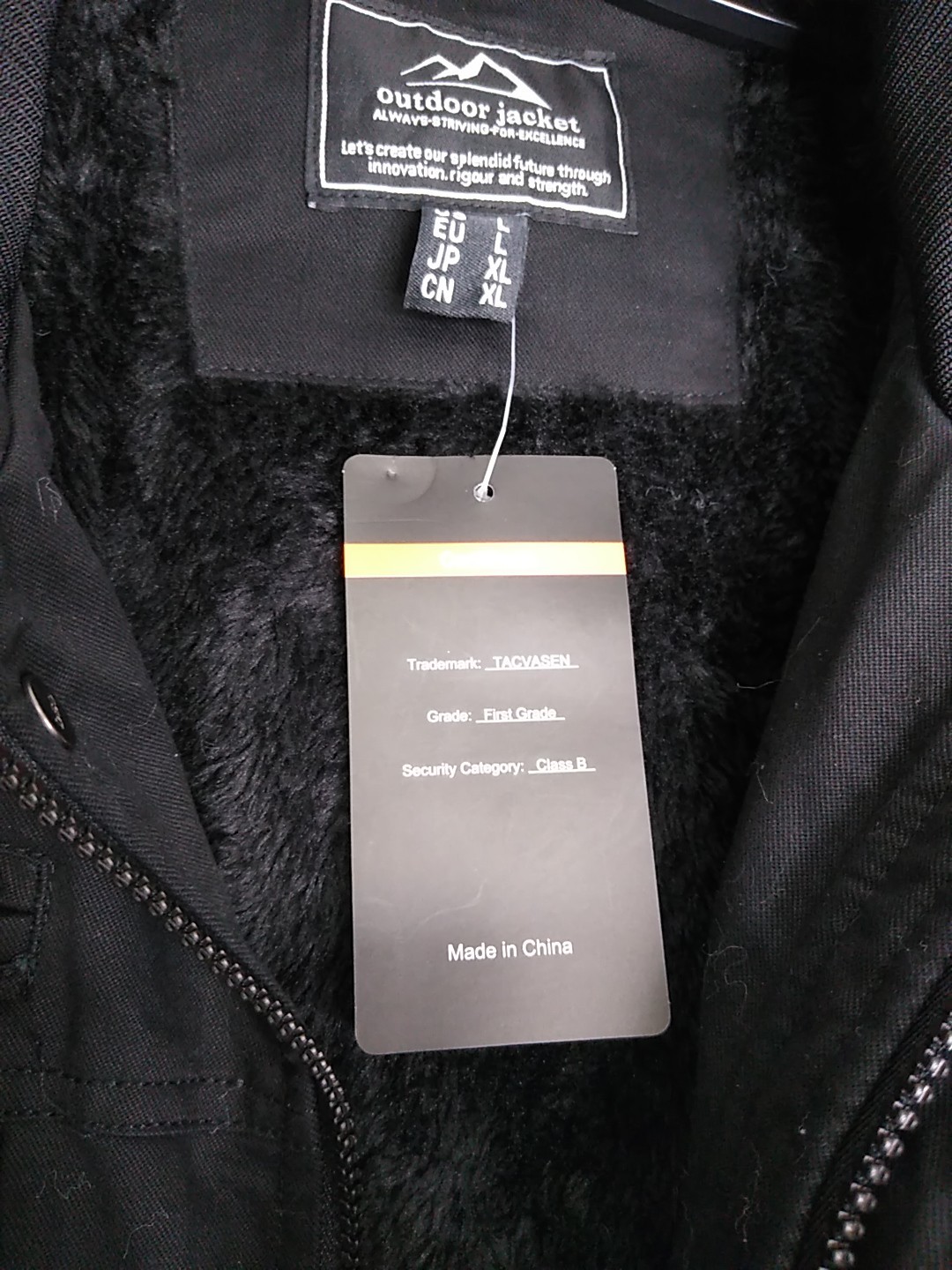 NWT Tacvasen Men Military Cargo Style Jacket Cotton Winter Casual Work Tactical