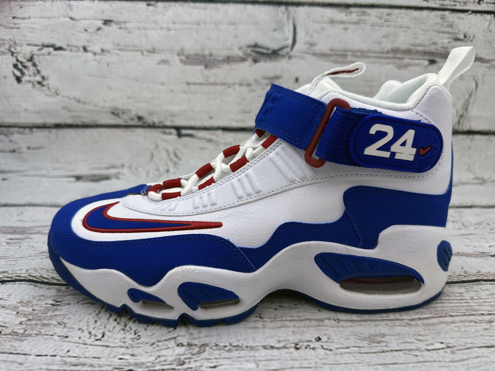 Nike Air Griffey Max 1 Shoes Youth Size 7Y White Blue Red DX3724-100