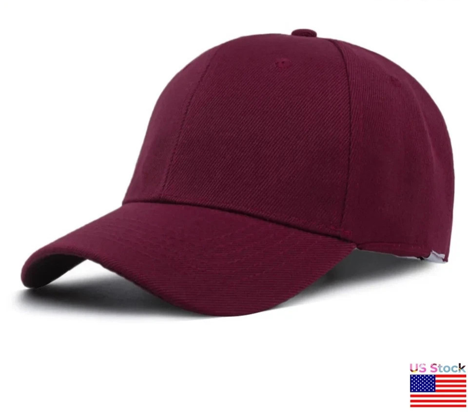 Cotton Baseball Cap Ball Dad Hat Adjustable Plain Solid Washed Men Premium 2026