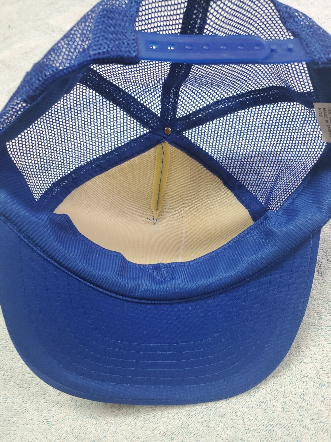 Vintage F-18 Hornet Blue Angels Snapback Trucker Hat w/ Rope