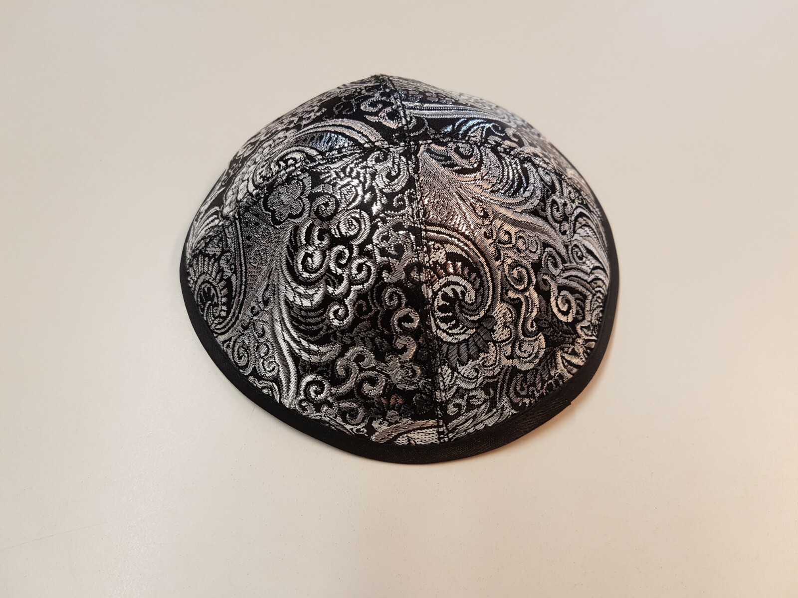 Kippah, Jarmulke, Kippah, Kipa Black 16-17cm