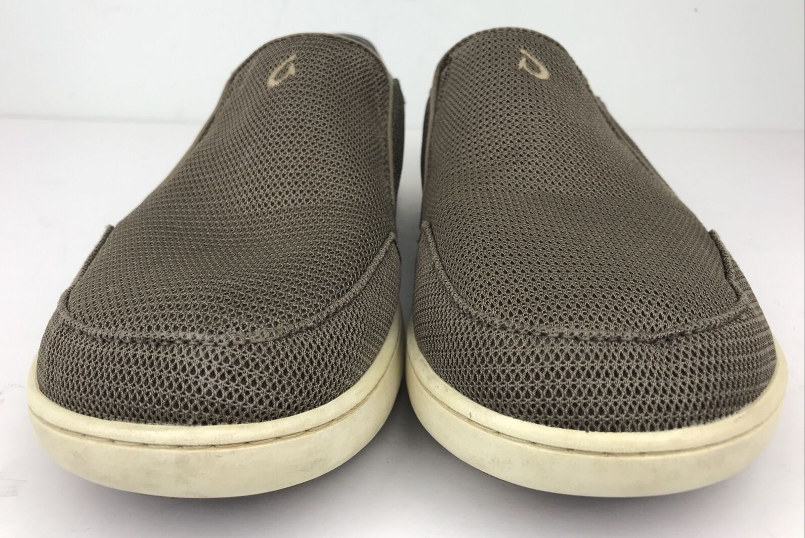 OluKai Nohea Mesh Loafers Men’s 8 Shoes Slip Ons Casual Comfort Brown / Green