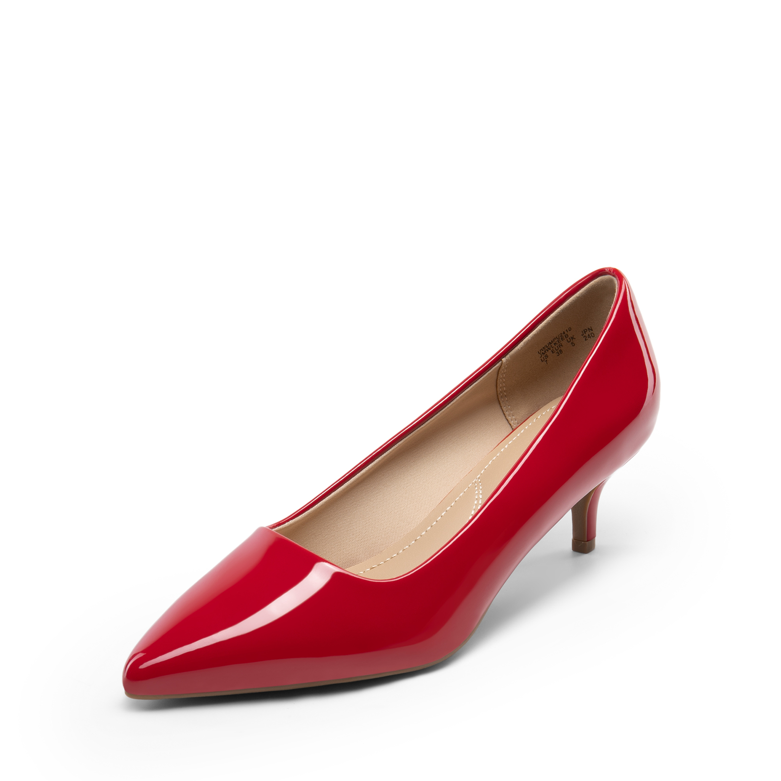 Women’s Pumps 2″ Kitten Heel Pointed Toe Office Lady Low Heel Dress Shoes