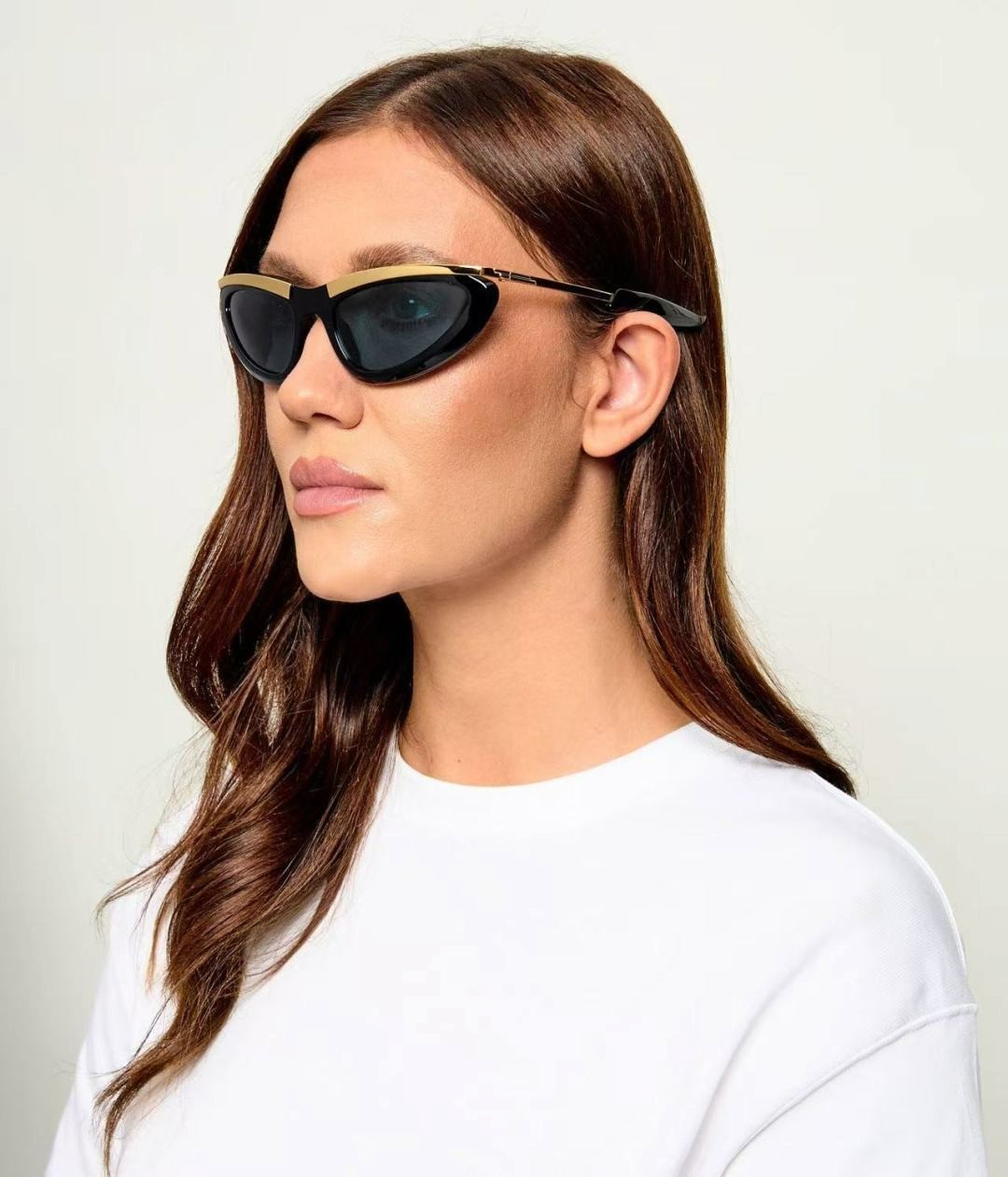 HOT Bottega Veneta BV1477S Luxury Cat Eye Sunglasses 58-20-130
