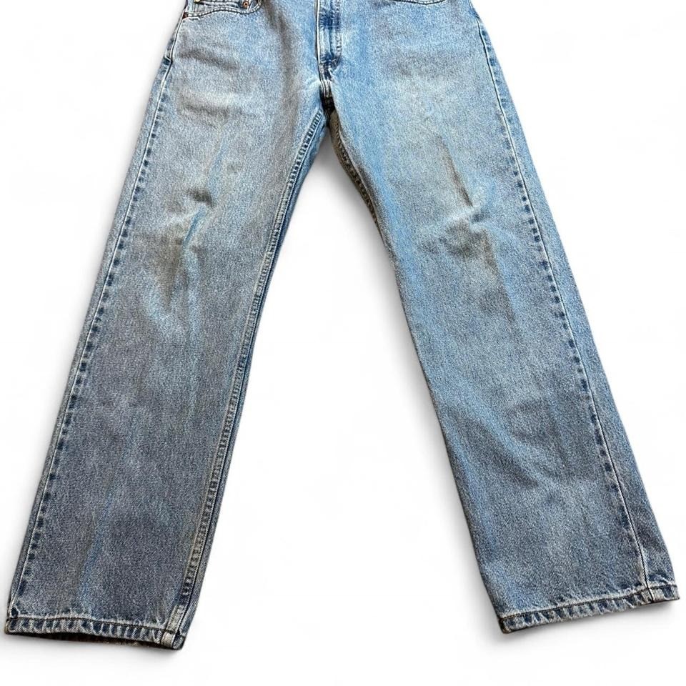 Vintage Levi’s 505 straight leg denim jeans fits 34×31 90s