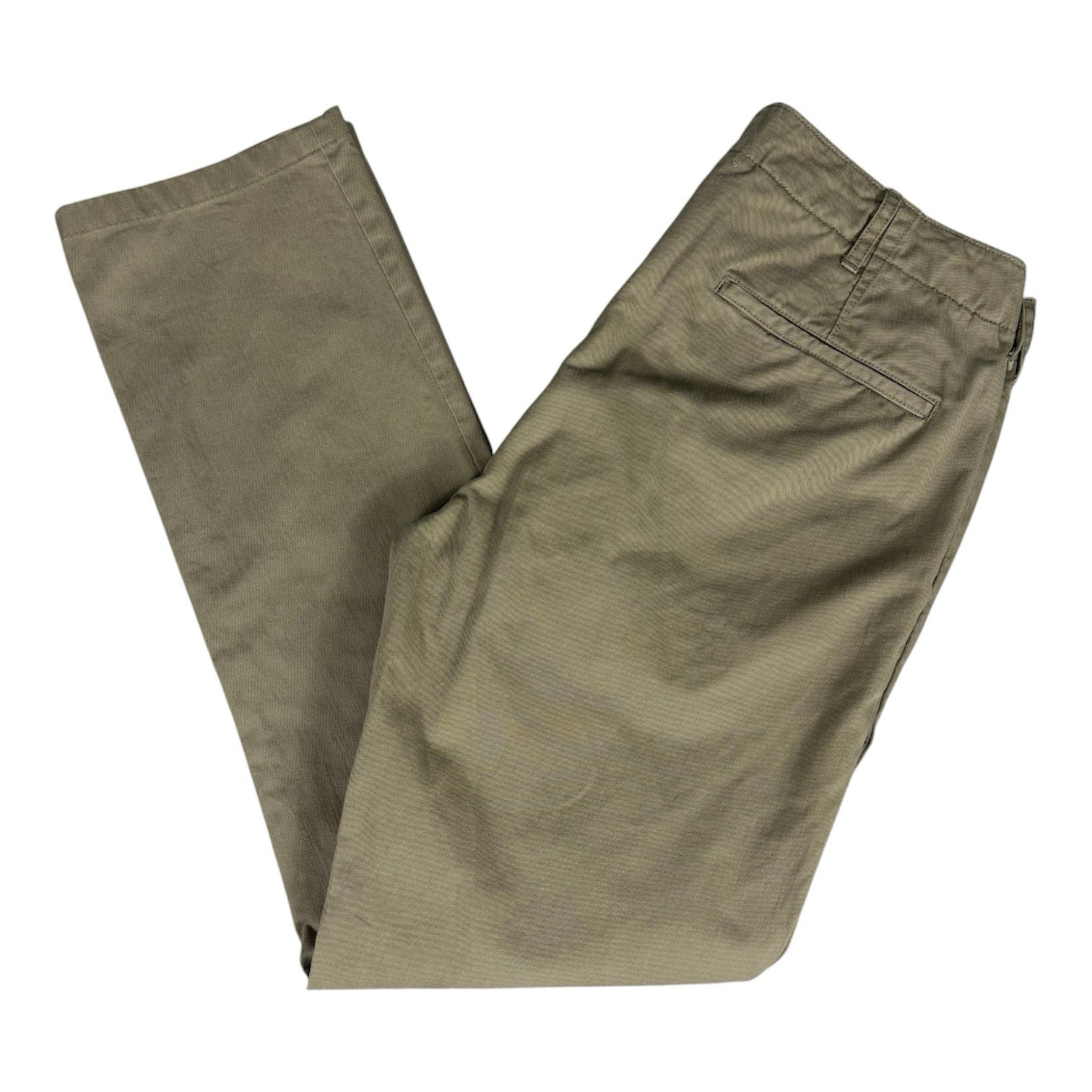 Buck Mason Maverick Slim Officer Pants Men’s Size 33×30* (34×30) Green Twill
