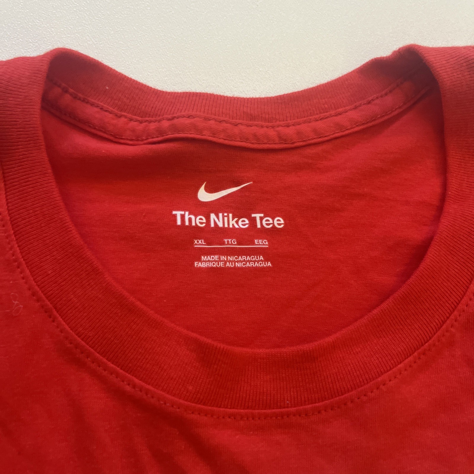 Nike Men’s T-Shirt Athletic Log Printed Short Sleeve Tee Size 2X.