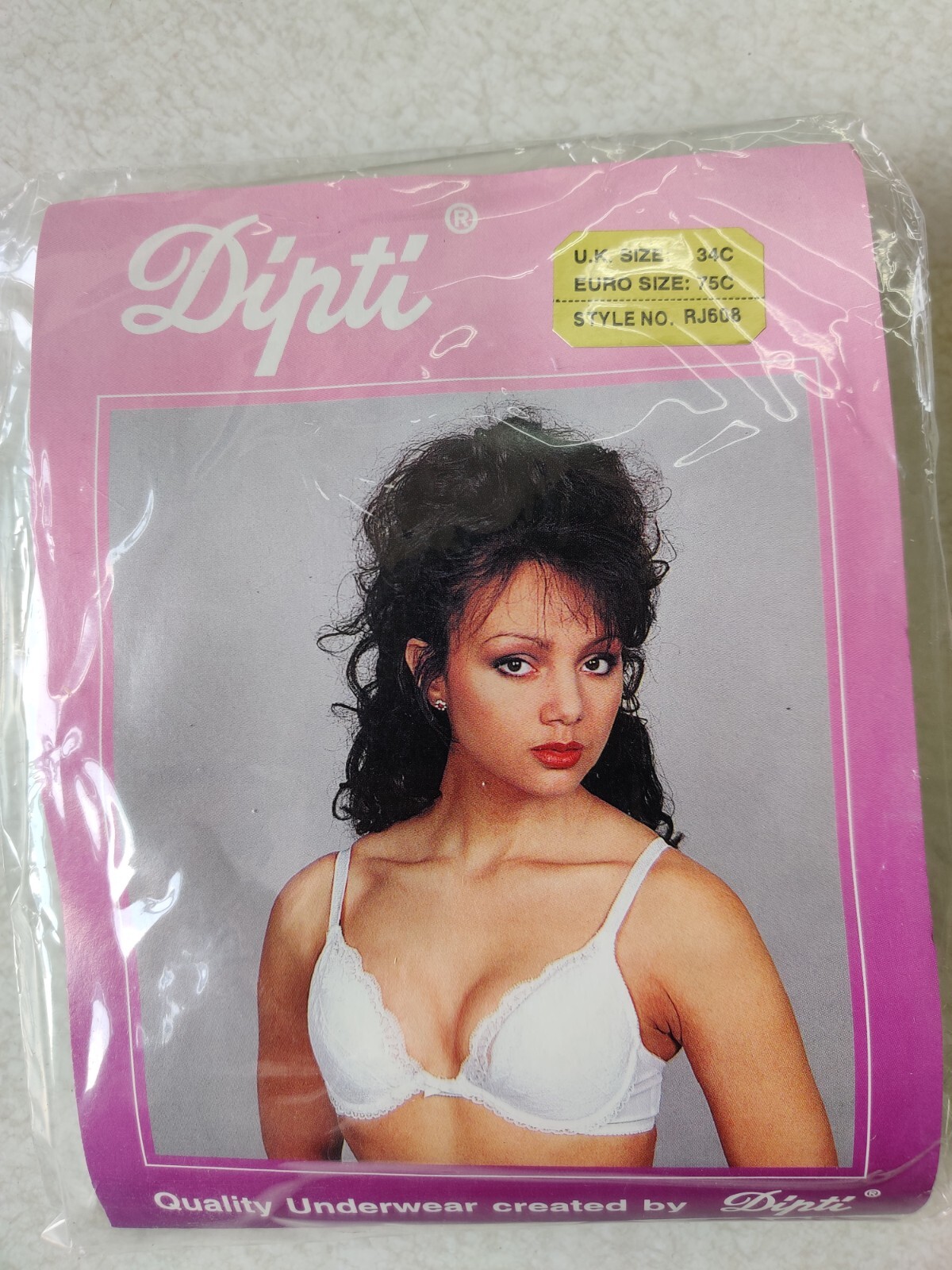 dipti RJ608 lace padded,push up bra,with removable pads in black white red,