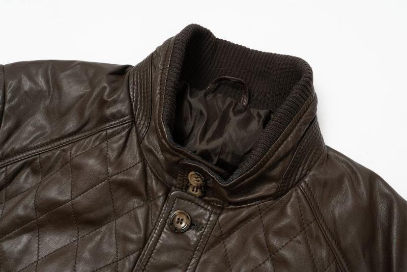 Men Brunello Cucinelli Jacket Brown Leather 40 /L