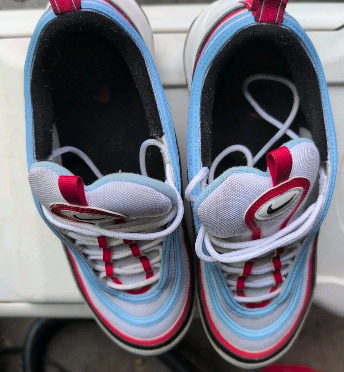Nike Air Max 97 Gundam Men’s White/Blue/Red/Black Low Top CW6986-100