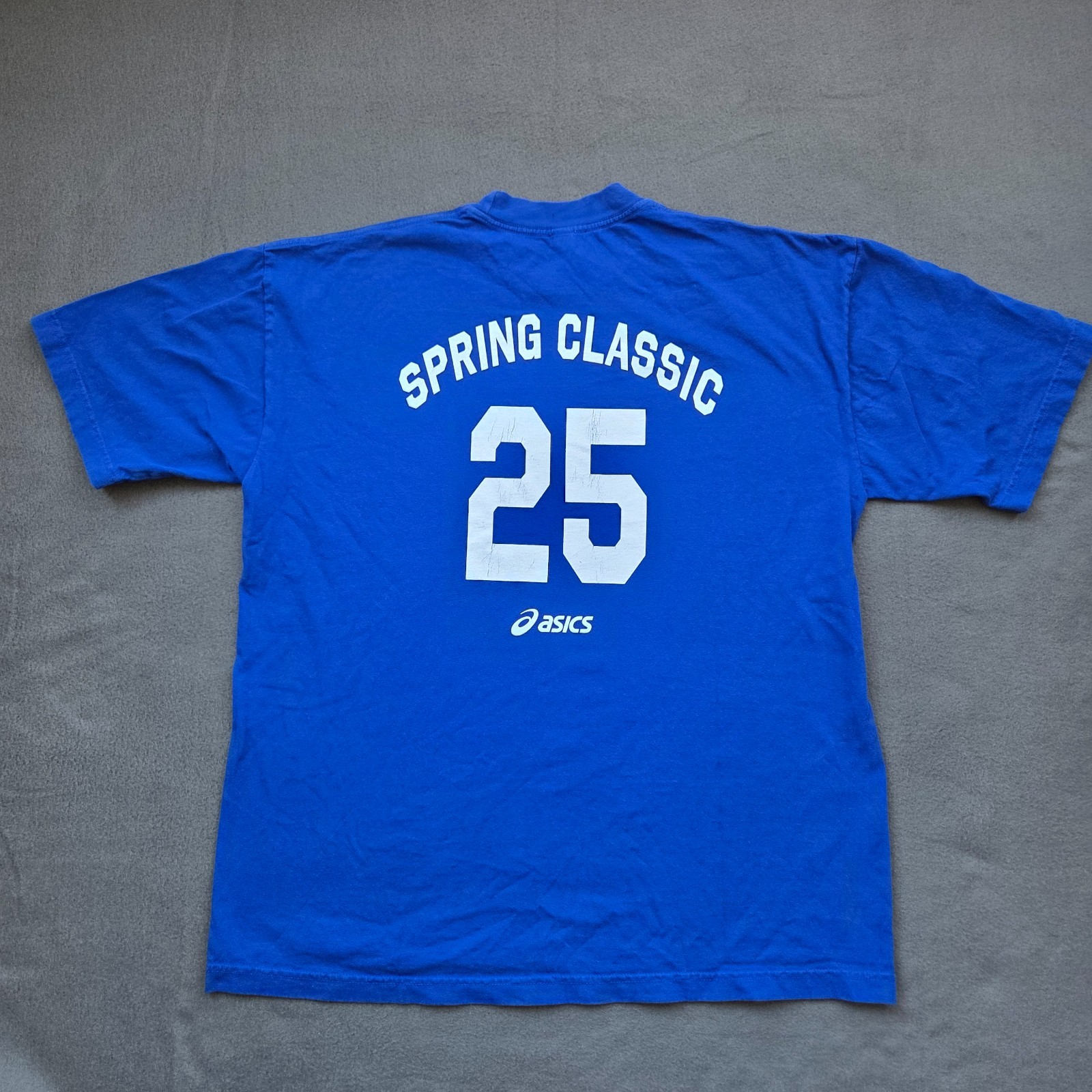 Silver Lake Track Club T Shirt Mens Size Large Spring Classic 25 Blue Cotton Tee