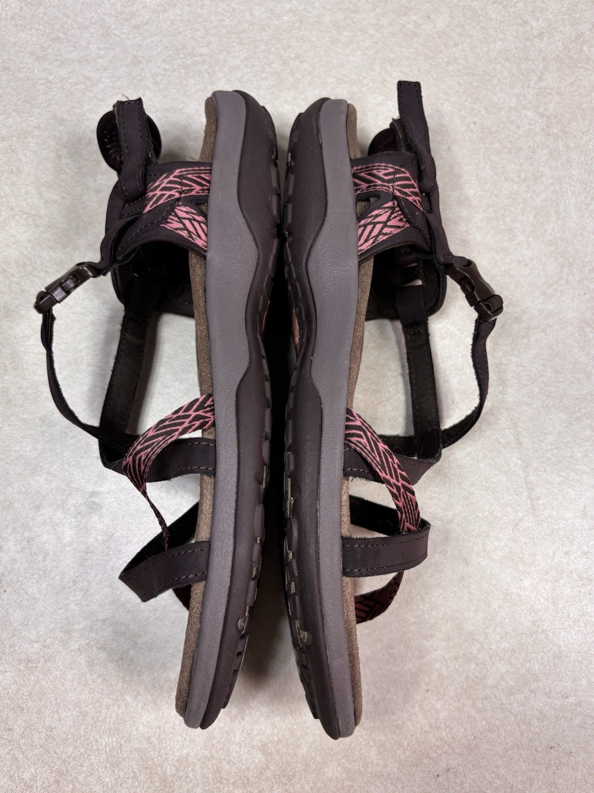 Skechers Reggae Slim – Vacay Sandals Thin Strappy Buckle Slides Women’s Sz 9.5