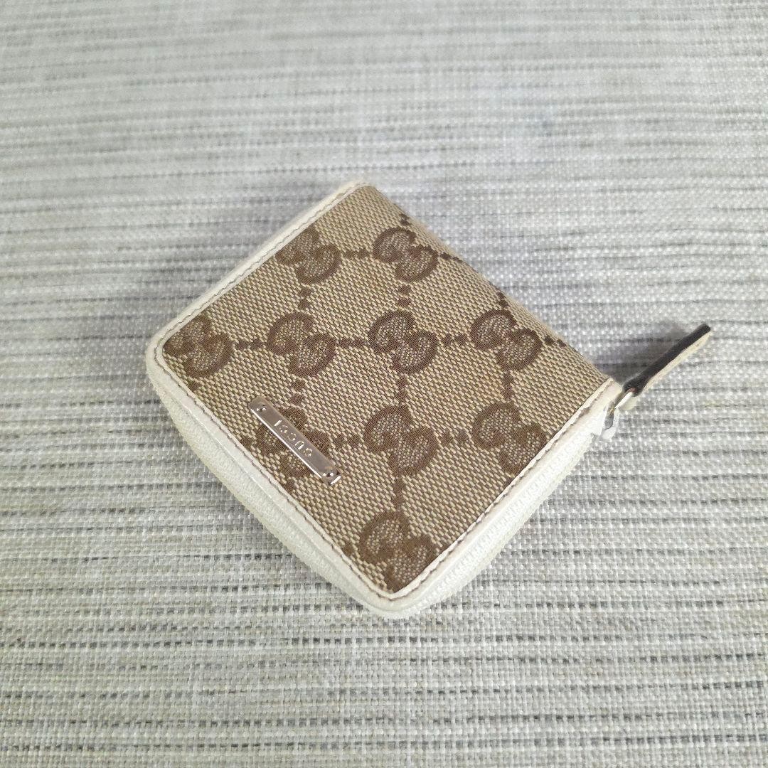 Unused Condition GUCCI Gucci GG Canvas Coin Case Small Change Wallet