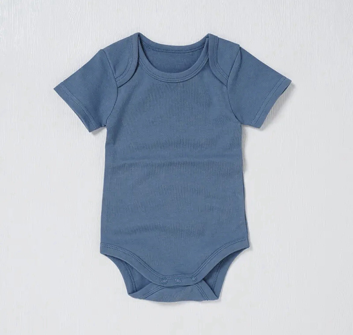 Gerber Baby Onesie Bodysuit 0-3M 100% Cotton SS Solid Snap Round Neck