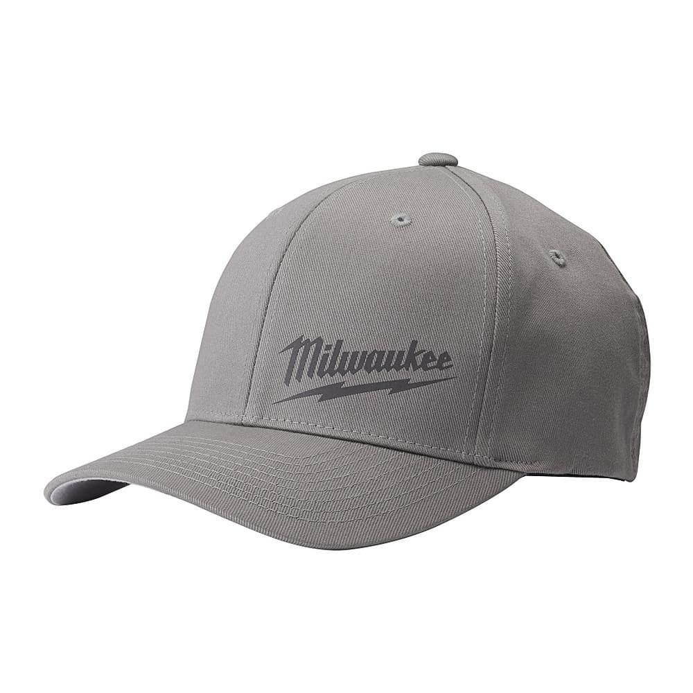 Milwaukee Large/Extra Large Gray Fitted Hat