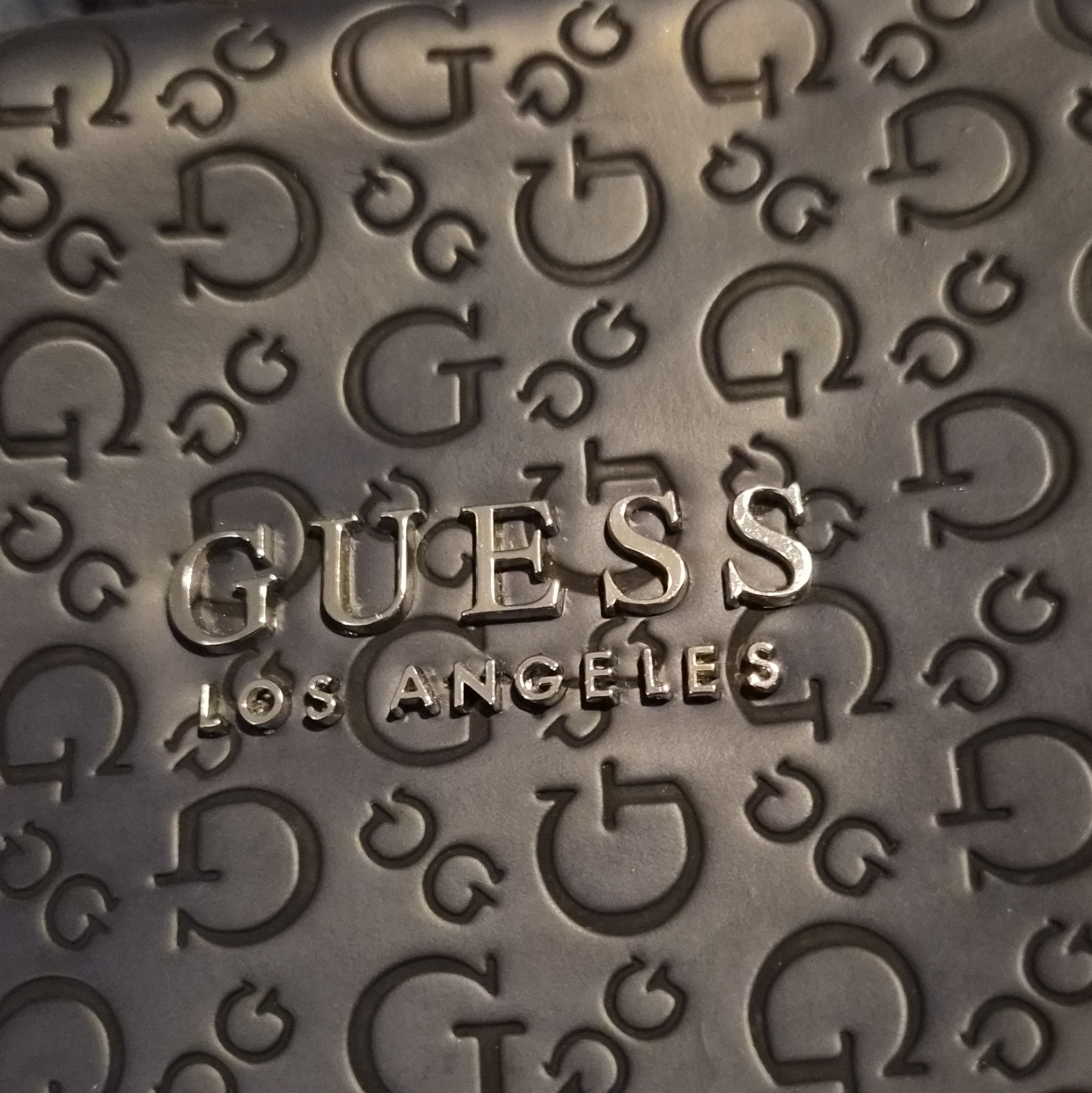 GUESS Women’s Blue Logo Mini Backpack Zip Closure Adjustable Straps Pockets