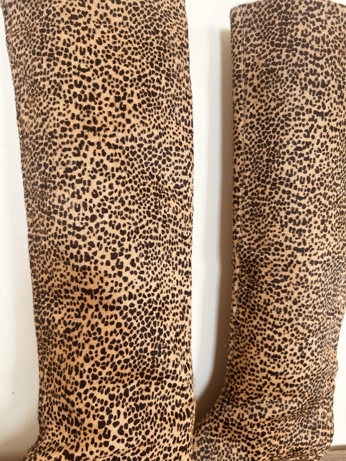 Staud Sz US 7.5 Leopard Fur Boots Heel