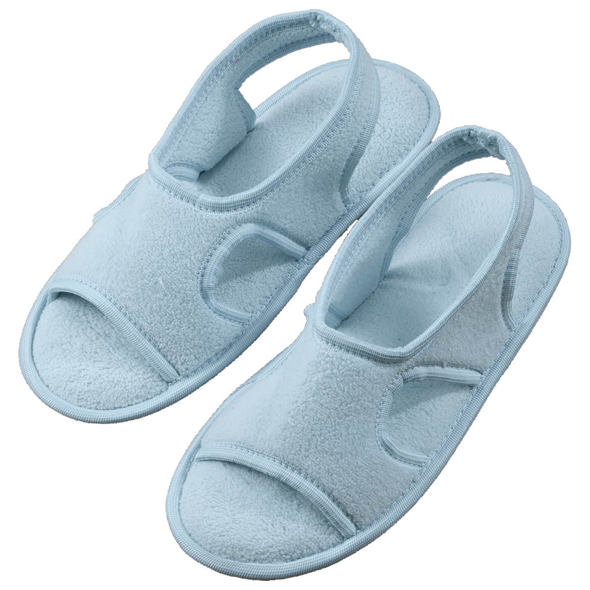 Terry Memory Foam Slipper, Moisture Wicking Upper, 100% Polyester, Durable Rubbe