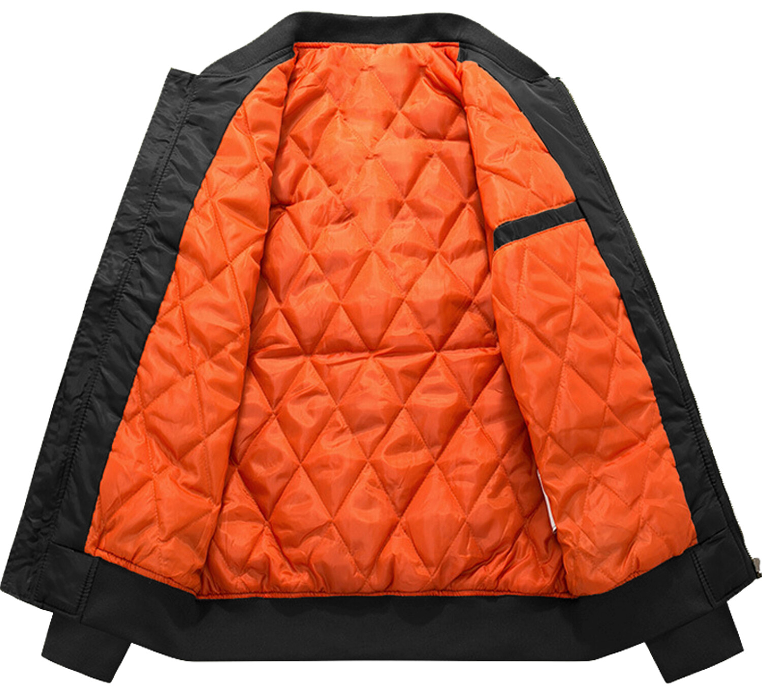 Men’s Training Bomber Jacket Atheletic Firm Pilot Jacket Warm Padded Casual Coat