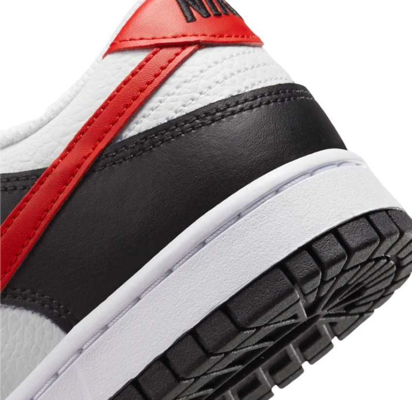 Nike Air Dunk Low Red Panda Black White Red Sneakers Size 8 FB3354 001