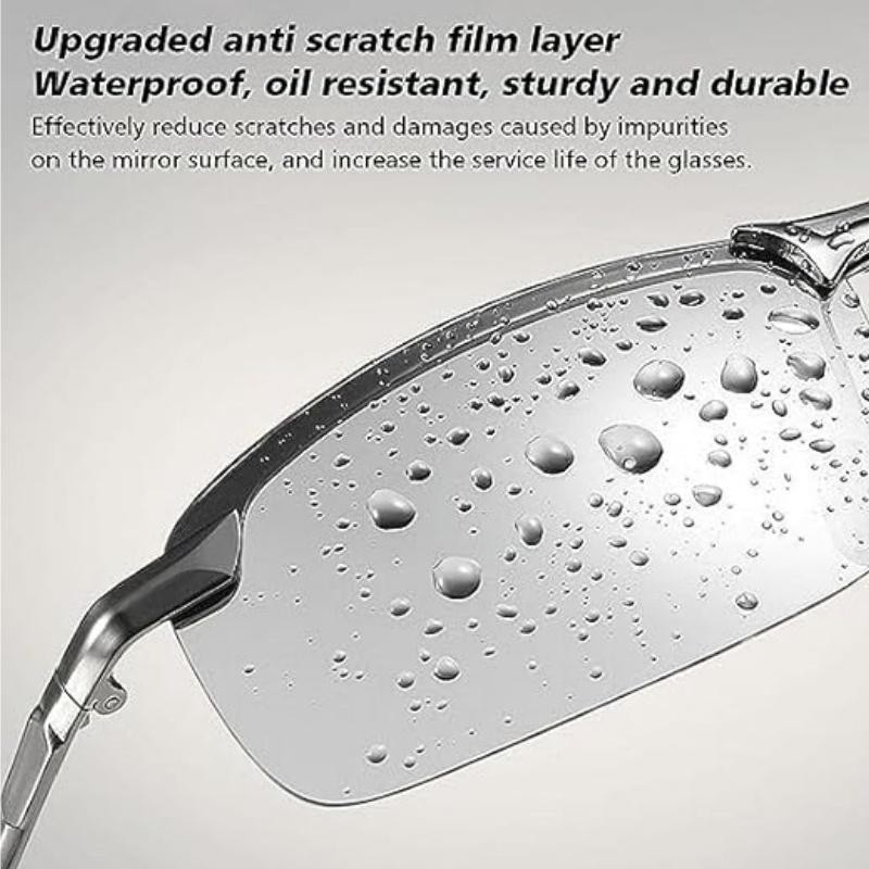 Polarized Photochromic Driving Sunglasses for Men Women Day&Night Safety Glasses