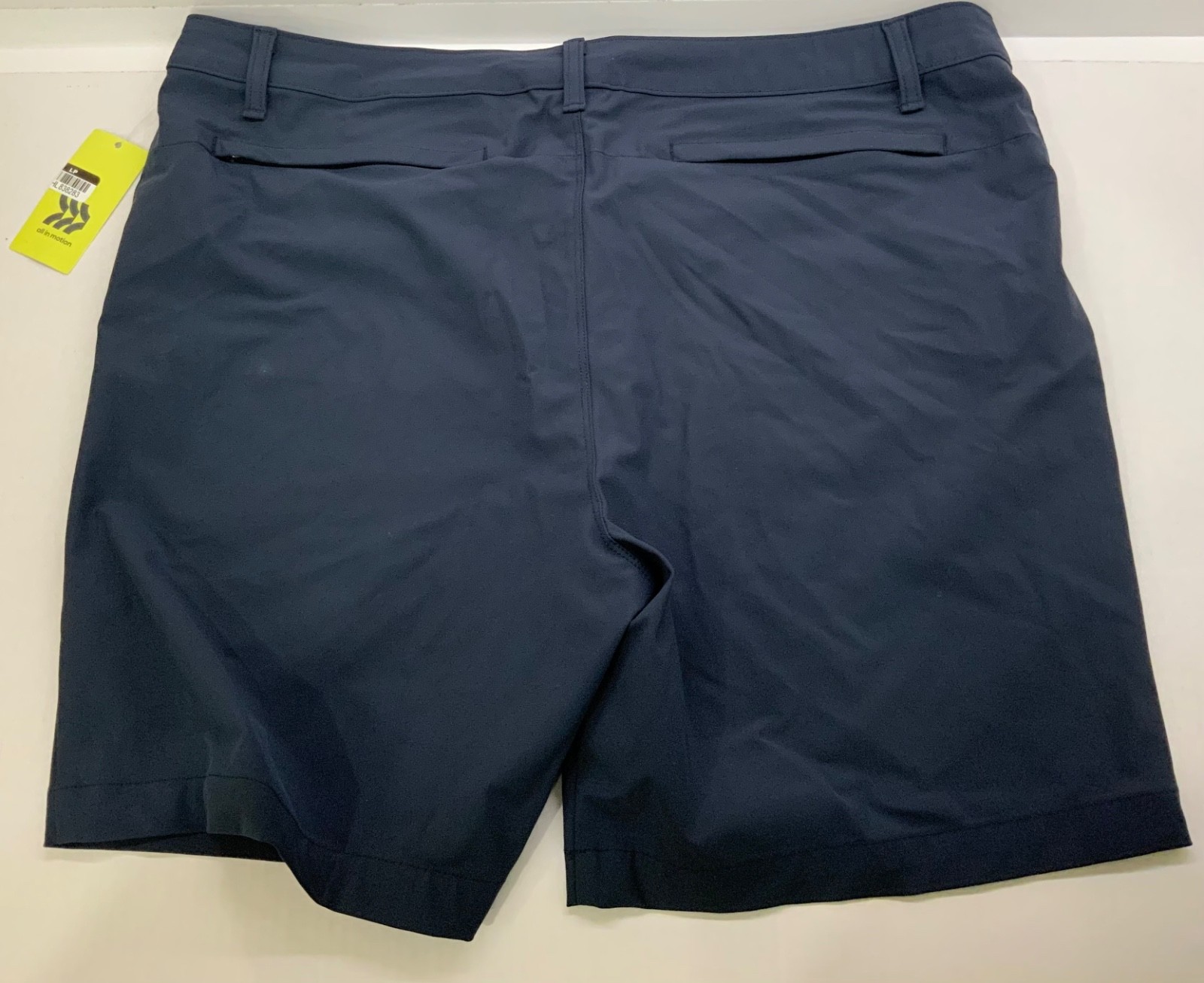 360 Lifestyle GOLF Short All in Motion NAVY KHAKI BLACK 2 Zip Pockets 32” – 40”