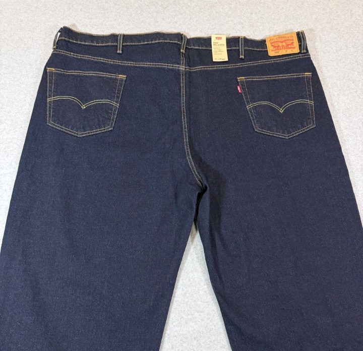 Levi’s 550 Relaxed Fit Jeans Men’s 54×32 Dark Wash Stretch Big & Tall NWT