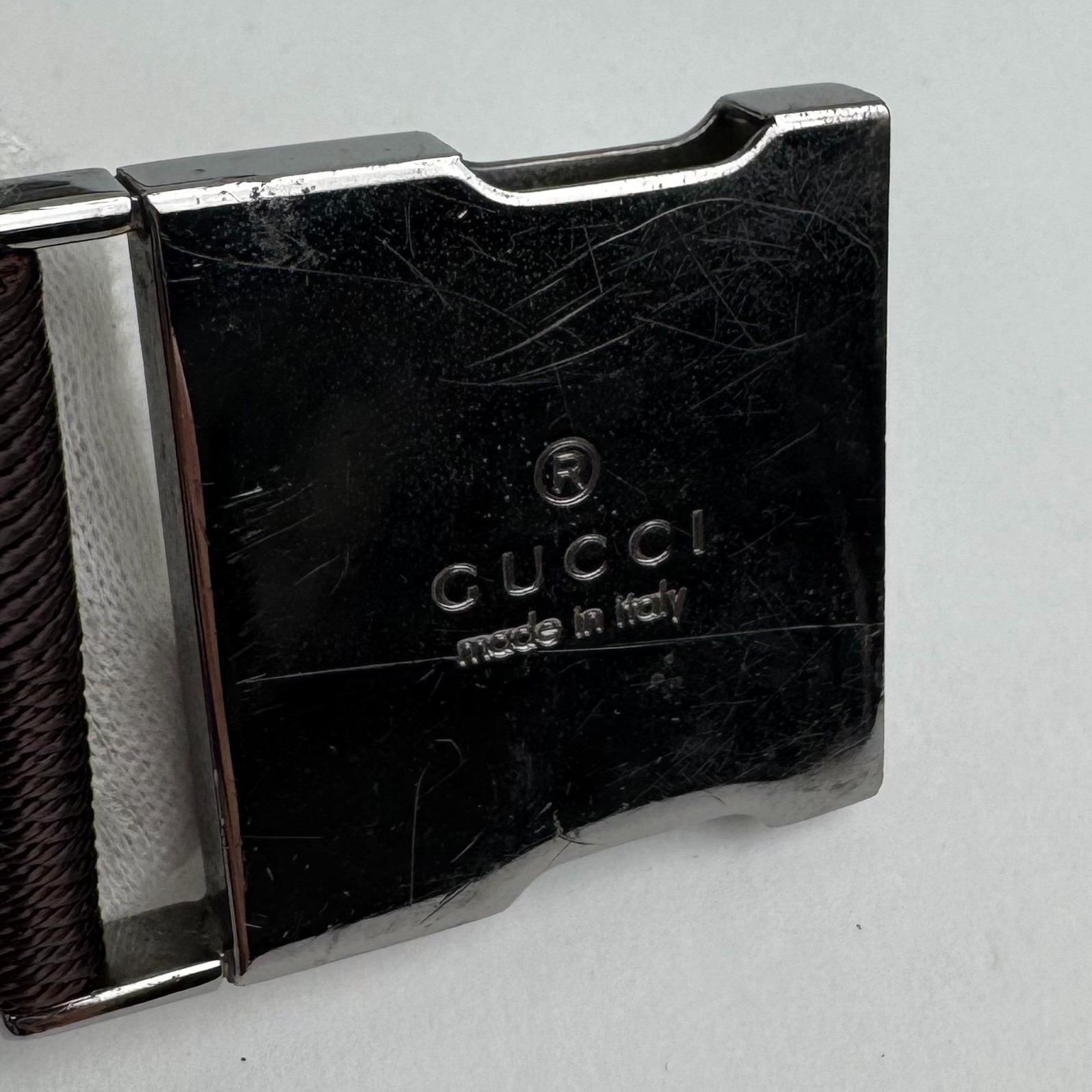 Auth GUCCI GG 28566 Bum Bag Waist Pouch Shoulder Belt bag Fanny Pack Brown