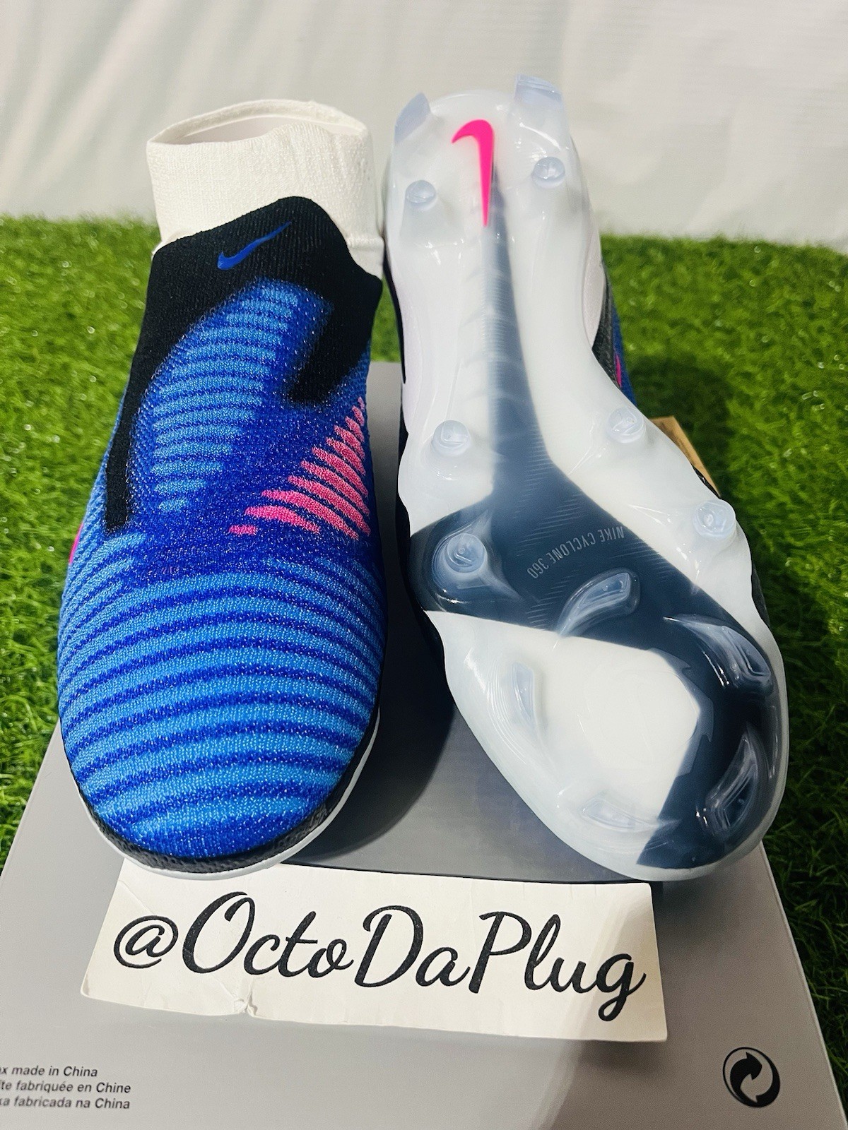 Nike Phantom 6 High Elite Racer Blue White Mens Sizes nby HJ2147-446