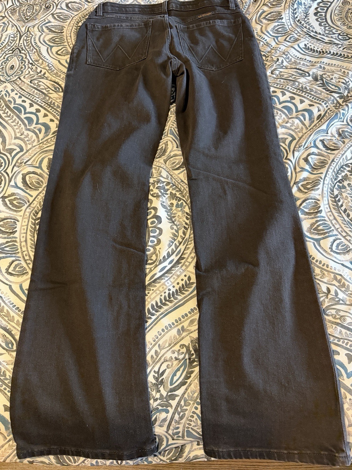 Ladies Wrangler Willow Ultimate Riding Jeans 15 33 34 regular black bootcut